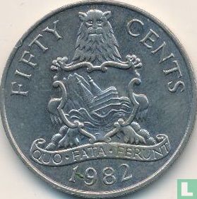 Bermuda 50 cents 1982 - Afbeelding 1
