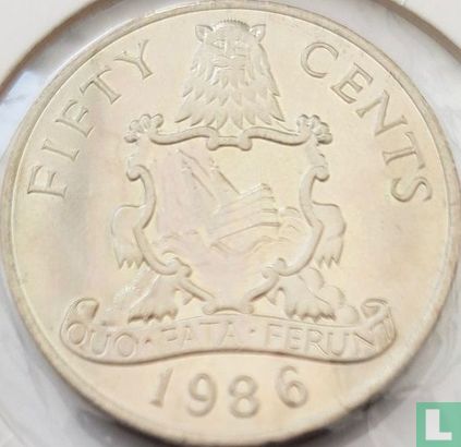 Bermuda 50 cents 1986 - Afbeelding 1