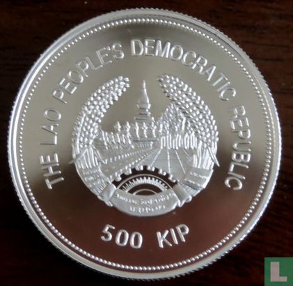 Laos 500 kip 1998 (PROOF) "Kouprey" - Image 2