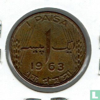 Pakistan 1 paisa 1963 - Image 1