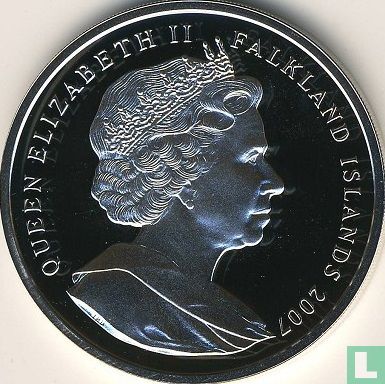 Falkland Islands 1 crown 2007 (PROOF) "10th anniversary Death of princess Diana" - Image 1