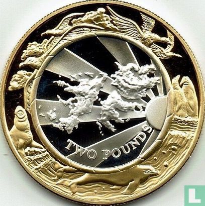 Falklandinseln 2 Pound 1999 - 2000 (PP) "Millennium" - Bild 2