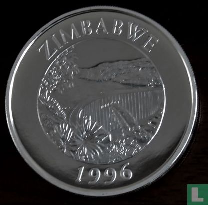 Zimbabwe 10 dollars 1996 (PROOF) "Kariba dam" - Image 1