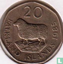 Falkland Islands 20 pence 1985 - Image 1