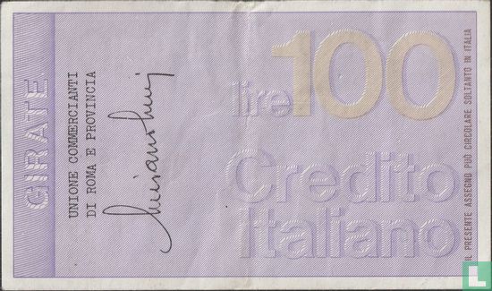 Credito Italiano 100 Lire 1976 - Afbeelding 2