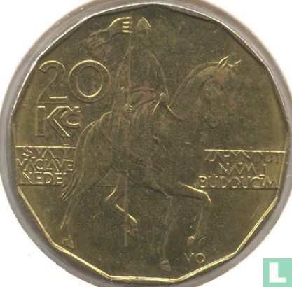 Tsjechië 20 korun 1993 - Afbeelding 2