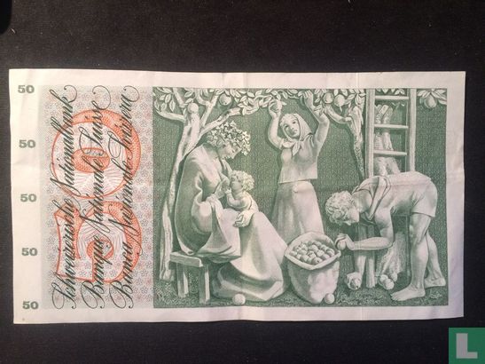Schweiz 50 Franken 1973 - Bild 2