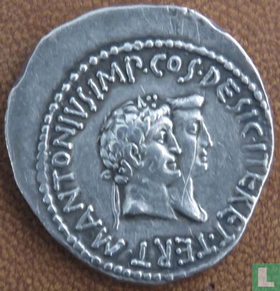 Roman Empire, Cistophoric Tetradrachm, "Marc Antony & Octavia - Image 1