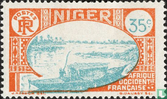 Bateau sur le Niger
