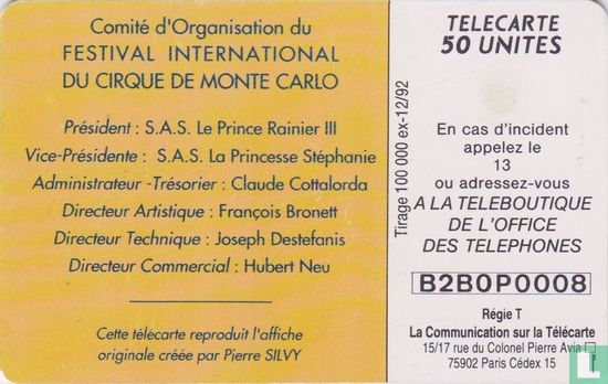17e Festival du Cirque 1993 - Afbeelding 2
