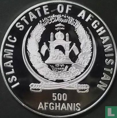 Afghanistan 500 afghanis 1998 (PROOF) "Marco Polo sheep" - Afbeelding 2