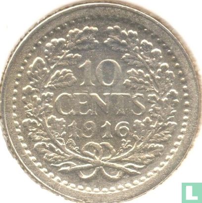 Niederlande 10 Cent 1916 - Bild 1