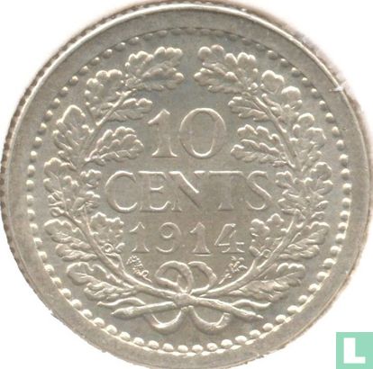 Netherlands 10 cents 1914 - Image 1