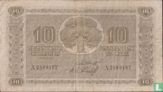 Finland 10 Markkaa 1922 - Image 1