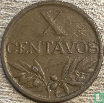 Portugal 10 centavos 1956 - Image 2