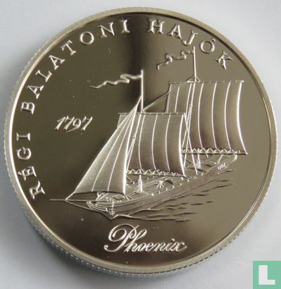 Hungary 2000 forint 1998 (PROOF) "Sailingboat Phoenix" - Image 2