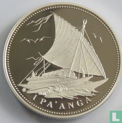 Tonga 1 pa'anga 1998 (PROOF) "Polynesian sailing catamaran" - Afbeelding 2