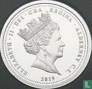 Alderney 1 pound 2019 (PROOF) "200th anniversary of the birth of Queen Victoria" - Afbeelding 1