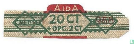 Aida 20 cent + opc. 2 ct - (Achterop: N.V. Sigarenfabriek Gebr. Garveling Eindhoven) - Bild 1