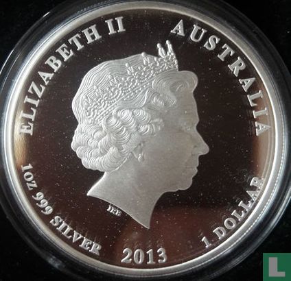 Australië 1 dollar 2013 (PROOF) "Celebration of the birth of H.R.H. Prince George" - Afbeelding 1
