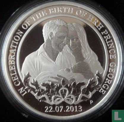 Australië 1 dollar 2013 (PROOF) "Celebration of the birth of H.R.H. Prince George" - Afbeelding 2