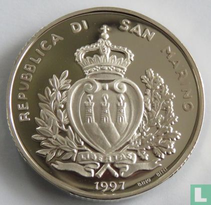 San Marino 10000 lire 1997 (PROOF) "Giovanni Caboto" - Image 1