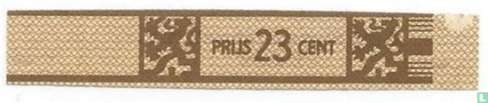 Prijs 23 cent - (Achterop: Agio Sigarenfabriek N.V. Duizel) - Afbeelding 1