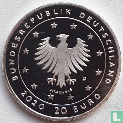 Duitsland 20 euro 2020 "The wolf and the seven young goats" - Afbeelding 1