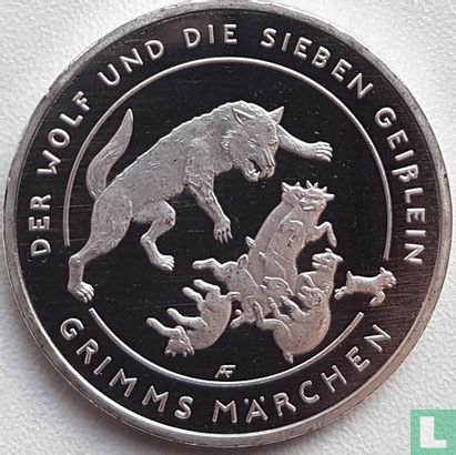 Allemagne 20 euro 2020 "The wolf and the seven young goats" - Image 2