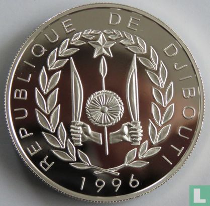 Djibouti 100 francs 1996 (PROOF) "Portuguese discovery of Djibouti" - Afbeelding 1
