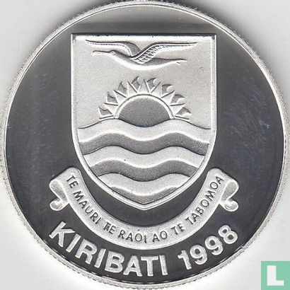 Kiribati 2 dollars 1998 (PROOF) "Sinking of Titanic" - Image 1