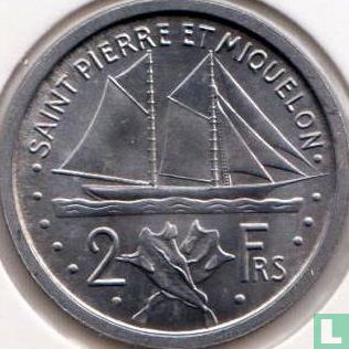 Saint Pierre and Miquelon 2 francs 1948 - Image 2
