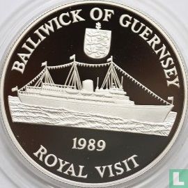 Guernesey 2 pounds 1989 (BE) "Royal Visit" - Image 1