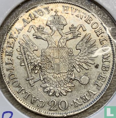 Österreich 20 Kreuzer 1833 (C) - Bild 1
