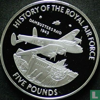 Guernesey 5 pounds 2008 (BE) "Dambusters raid" - Image 2
