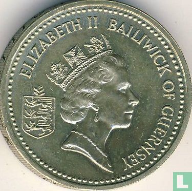Guernsey 1 Pound 1986 - Bild 2