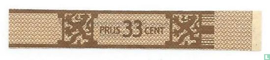 Prijs 33 cent - (Agio sigarenfabrieken N.V. Duizel) - Image 1