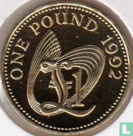 Guernsey 1 pound 1992 - Image 1