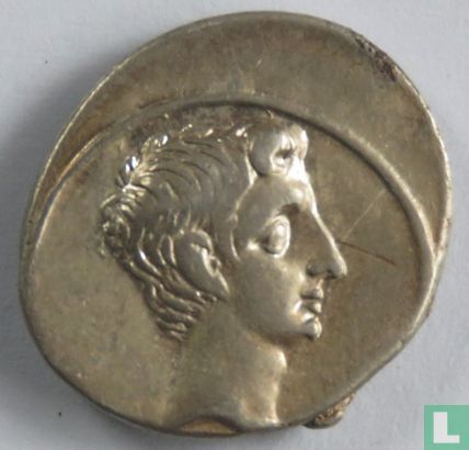 Roman Empire denarius 29-27BC Octavian - Image 1