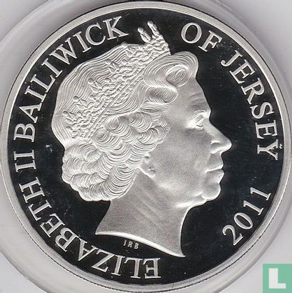 Jersey 5 Pound 2011 (PP) "Royal Wedding of Prince William and Catherine Middleton" - Bild 1
