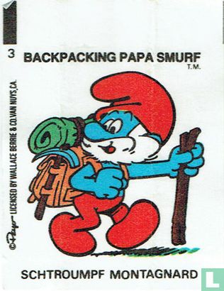 Backpacking Papa Smurf 