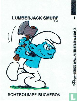 Lumberjack Smurf 