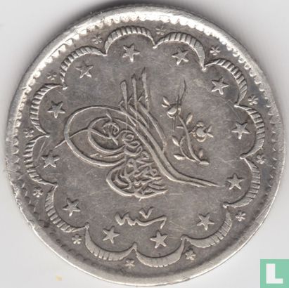 Ottomaanse Rijk 5 kurus AH1255-7 (1845) - Afbeelding 2