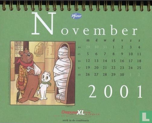 Pfizer kalender november 2001 - Afbeelding 3