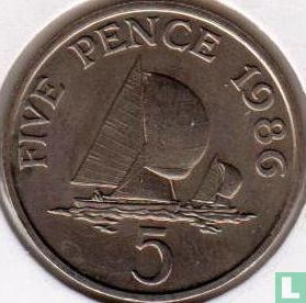 Guernsey 5 pence 1986 - Afbeelding 1