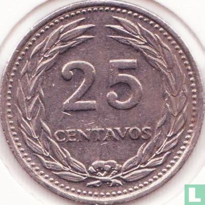 El Salvador 25 centavos 1977 - Afbeelding 2