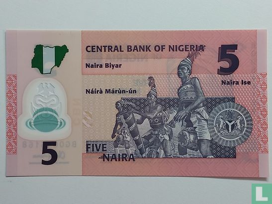 Nigeria,5 naira - Afbeelding 2