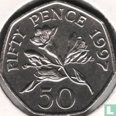 Guernsey 50 pence 1997 - Afbeelding 1
