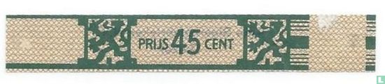 Prijs 45 cent - (Agio sigarenfabrieken N.V. Duizel) - Afbeelding 1
