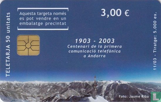 La primera comunició telefònica a Andorra - Bild 1
